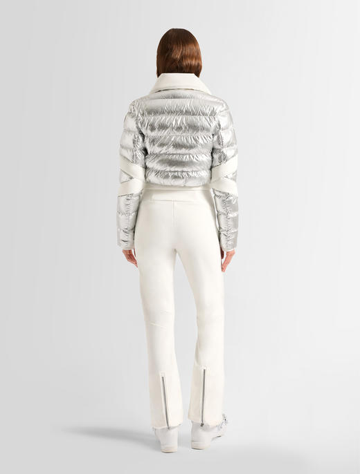 Fusalp - CLARISSE METAL - Metallic Silver/Neige - 女装 - 连体滑雪服 - 金属银/白色 商品图4