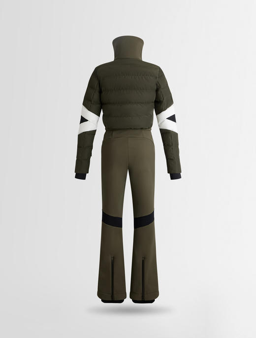 Fusalp - CLARISSE - Moss green/Noir/Neige - 女装 - 连体滑雪服 - 苔藓绿/黑色/白色 商品图1