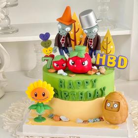 【植物大战僵尸2】创意热卖-儿童蛋糕