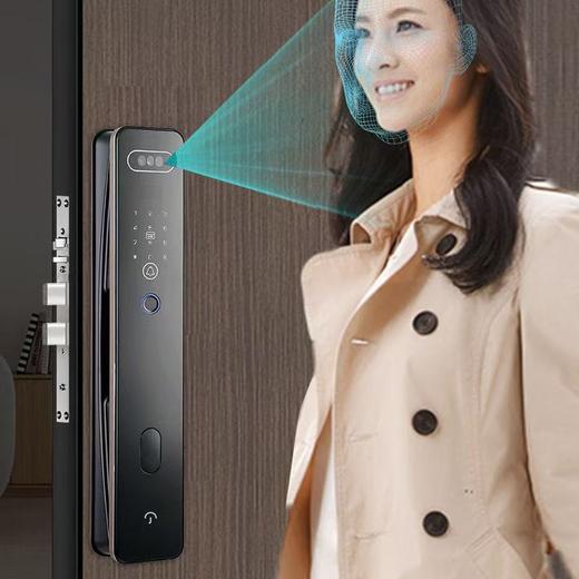 【北京】【鹿客云丁】智能锁K80 可视猫眼大屏指纹人脸密码锁家用防盗安全 商品图1