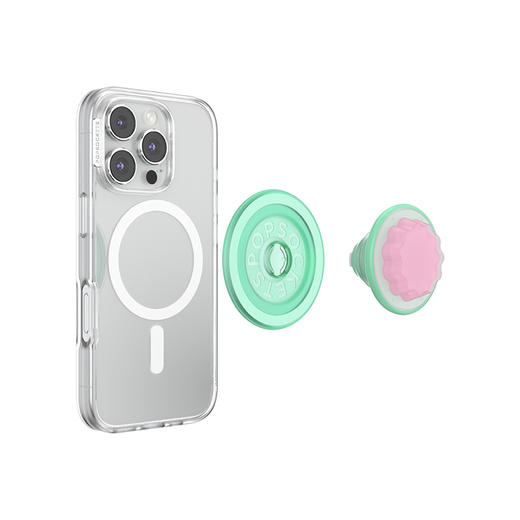 【光的舞会】捏捏果冻·MagSafe圆啪嗒 MAGSAFE磁吸手机气囊支架 Round圆啪嗒系列 粉色 异形 商品图3
