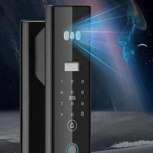 【北京】【鹿客云丁】智能锁Q80 可视猫眼超清大屏人脸防盗安全门锁 商品图4