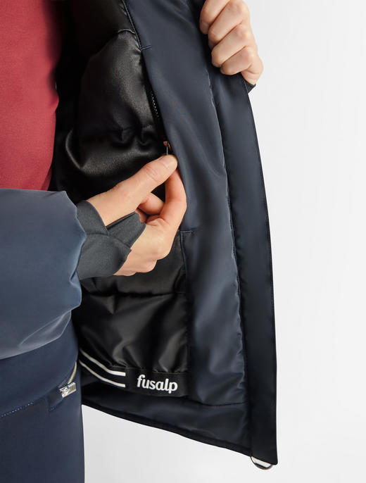 Fusalp - LAKKI - Marin/Noir/Neige - 女装 - 滑雪夹克 - 深蓝色/黑色/白色 商品图9