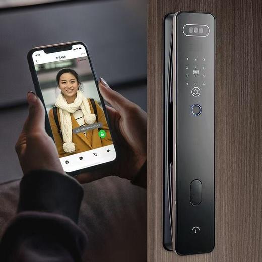 【北京】【鹿客云丁】智能锁K80 可视猫眼大屏指纹人脸密码锁家用防盗安全 商品图3