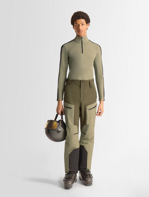 Fusalp - ALPILLE IV - Laurel/Noir - 男装 - 速干 - 灰绿色/黑色 商品图2