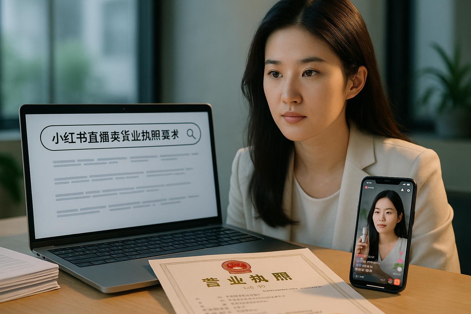 小红书直播卖货必须要营业执照吗？