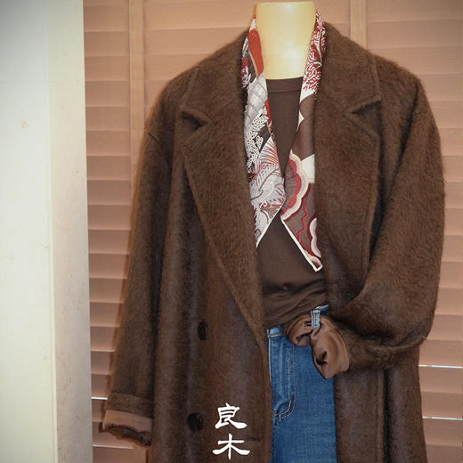 【预售7天】良木礼牦牛绒大衣（D25821010F） 商品图0