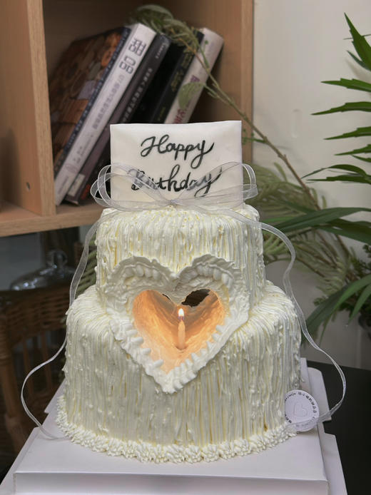 爱心镂空仙女蛋糕，极其复杂，提前5天以上预定，不含配送 商品图0