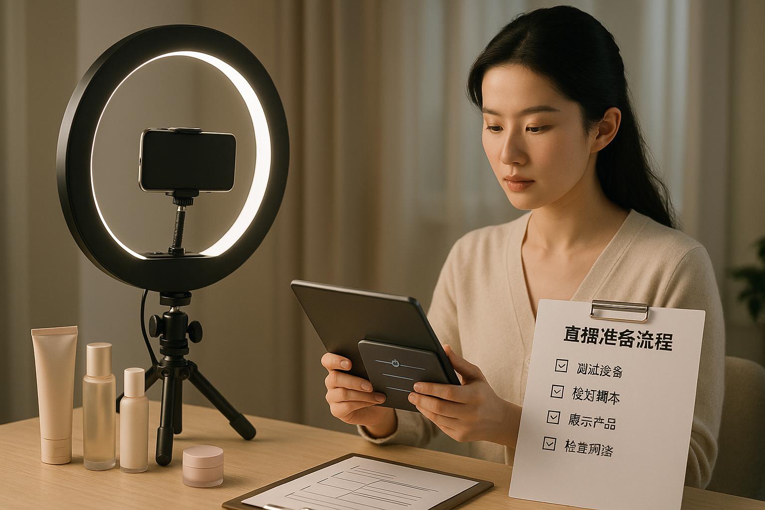 直播前设备和环境怎么准备？