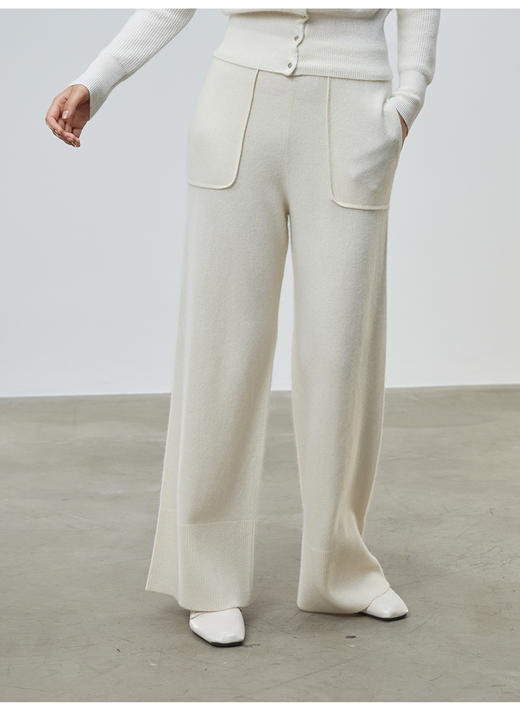 VogoPetite	松紧腰休闲阔腿裤100%山羊绒	BP131E3107 商品图2