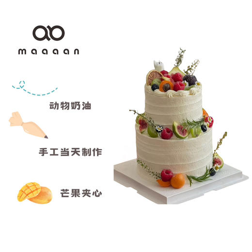 简约水果派蛋糕 商品图0