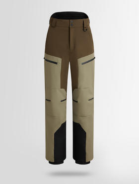 Fusalp - SIDYO - Laurel/Cobra - 男装 - 滑雪裤 - 灰绿色/深棕色