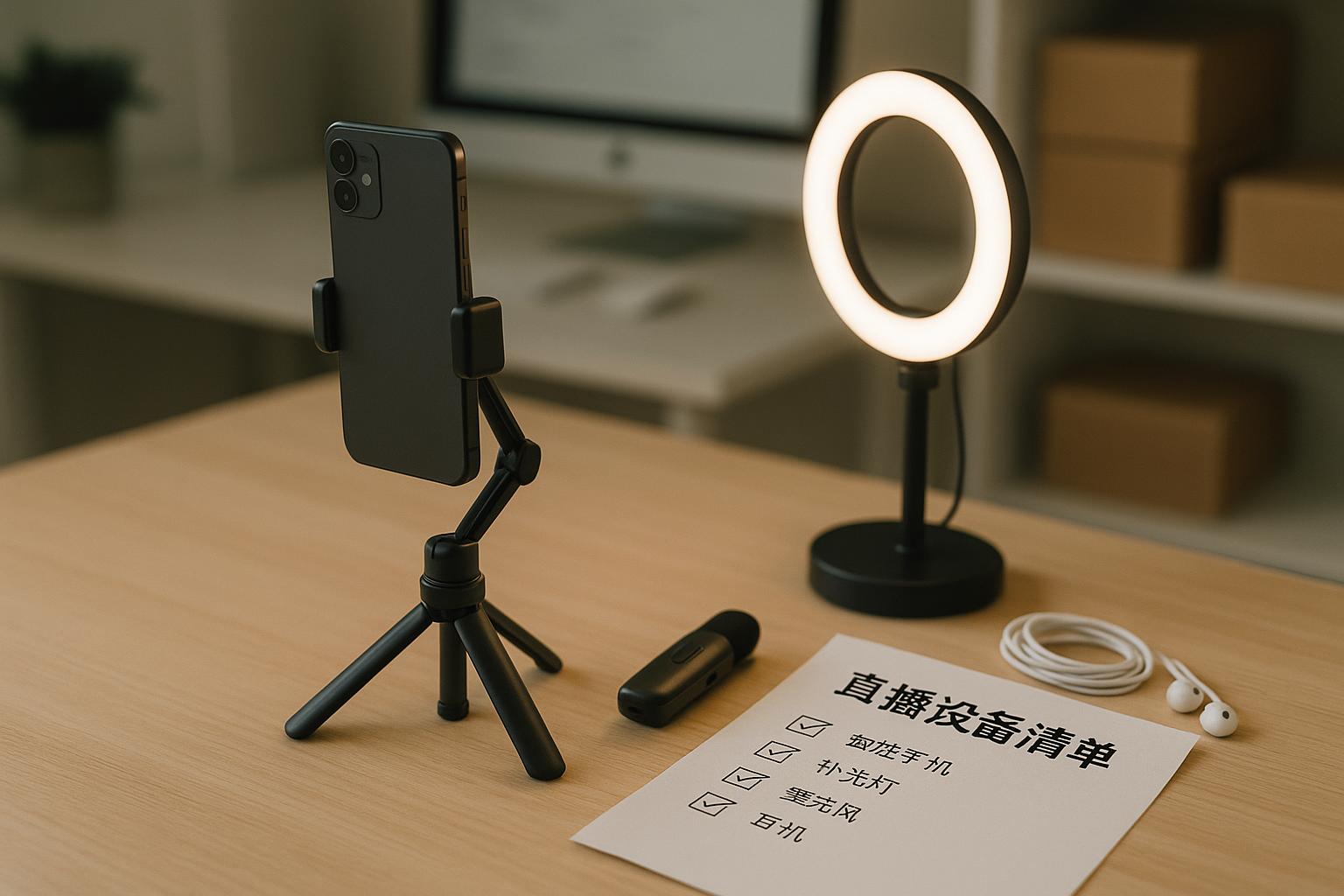 手机直播卖货入门设备有哪些