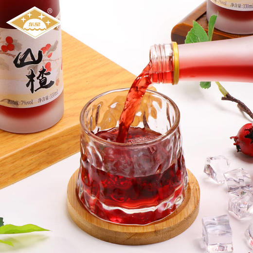 东星山楂酒经典山楂果酒瓶装7度山楂小酒 330ml 沈农食品产业研究院 商品图2