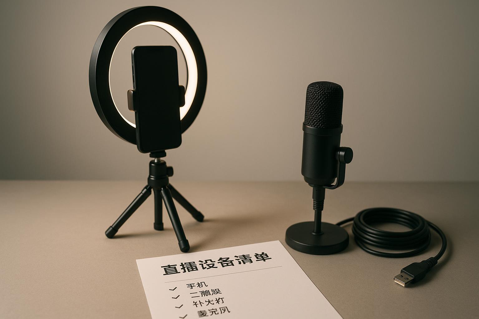 直播必备设备有哪些？一份清单全面罗列
