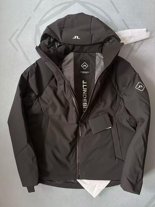 现货老客户一定要抢一件 款一金林家胸前字母连帽羽绒服，吊牌齐全 商品图2