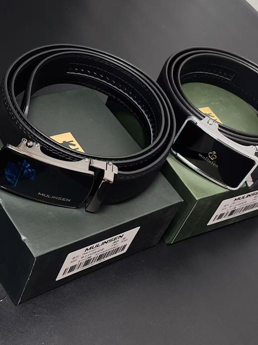 女神节2026促→木林森！头层牛皮腰带！！【自营直发】男士自动扣头层牛皮腰带盒装-喜出 商品图4