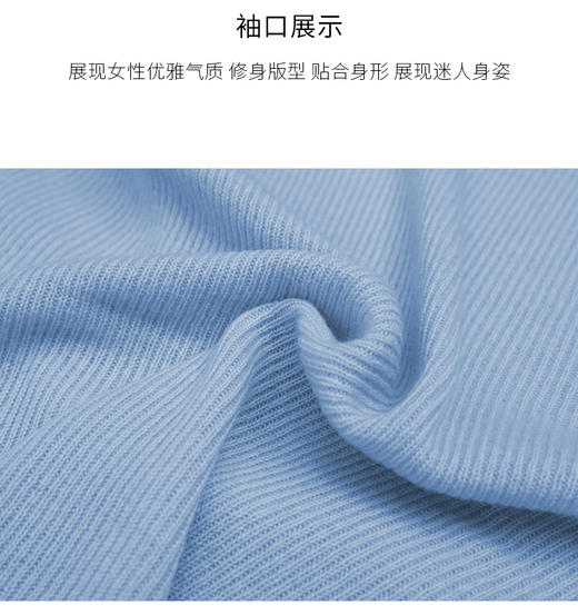 VogoPetite无缝高领套衫100%山羊绒针织衫BP133E1127 商品图8
