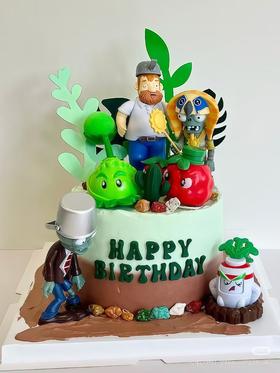 【植物大战僵尸】创意热卖-儿童蛋糕