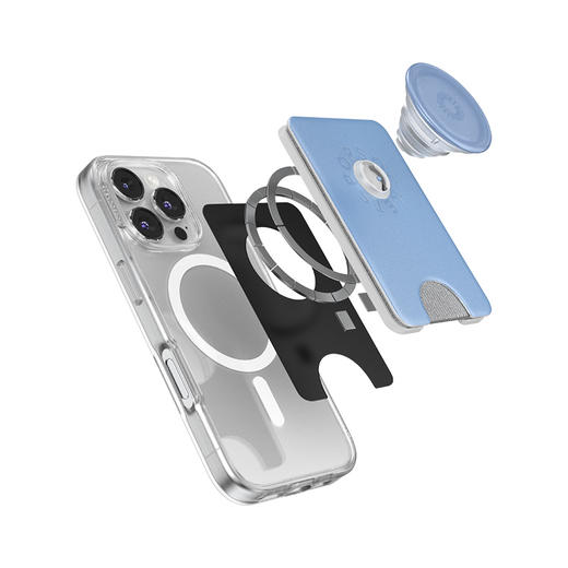 【光的舞会】偏光蓝·MagSafe卡包 WALLET卡包 Wallet of Magsafe磁吸卡包系列 蓝色 商品图3