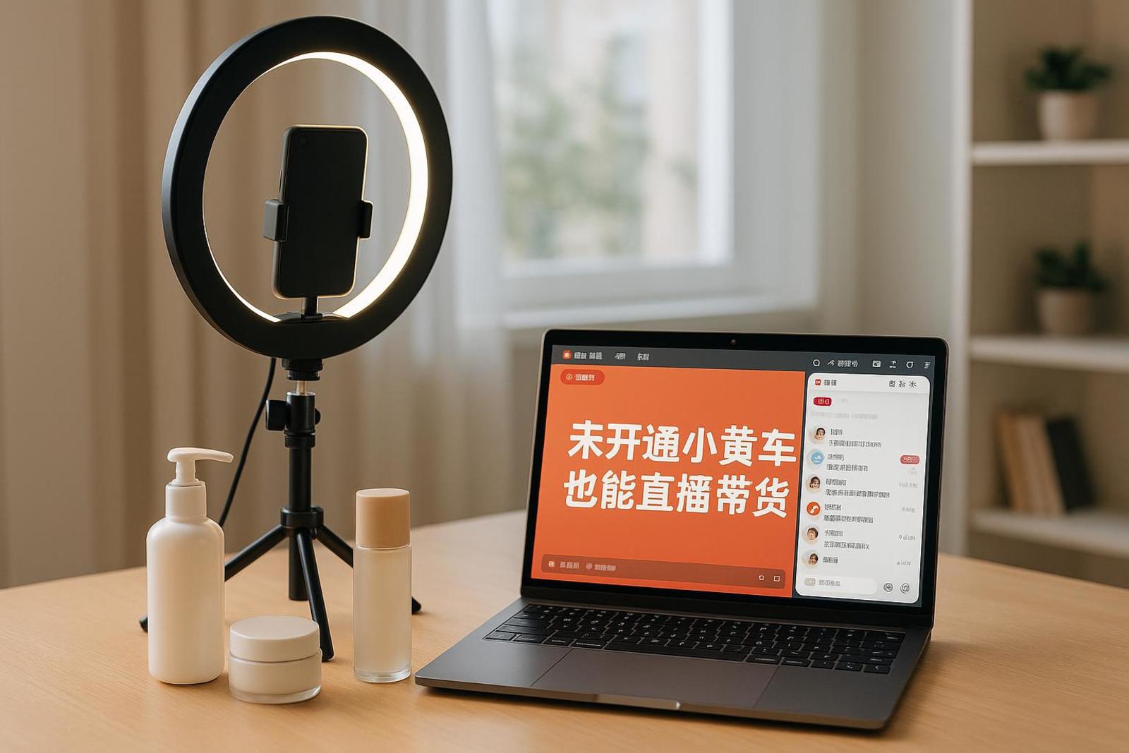 未开通小黄车功能,直播卖货受限吗?