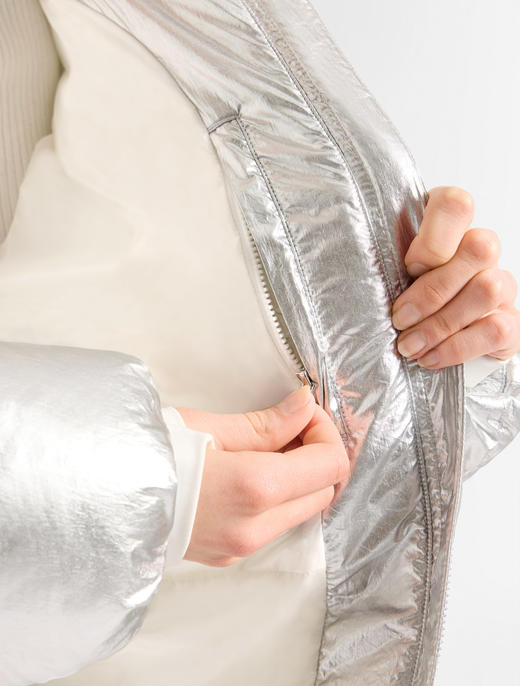 Fusalp - CHARLOY METAL - Metallic Silver - 女装 - 滑雪夹克 - 金属银 商品图8