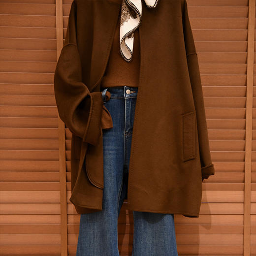 【预售7天】良木礼山羊绒大衣（D25804） 商品图1