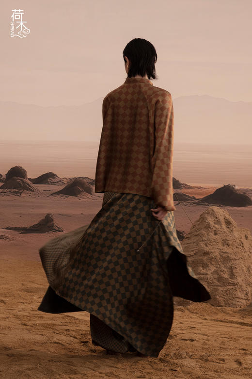 荷木HEMU丨尼雅·拼接裙 商品图2