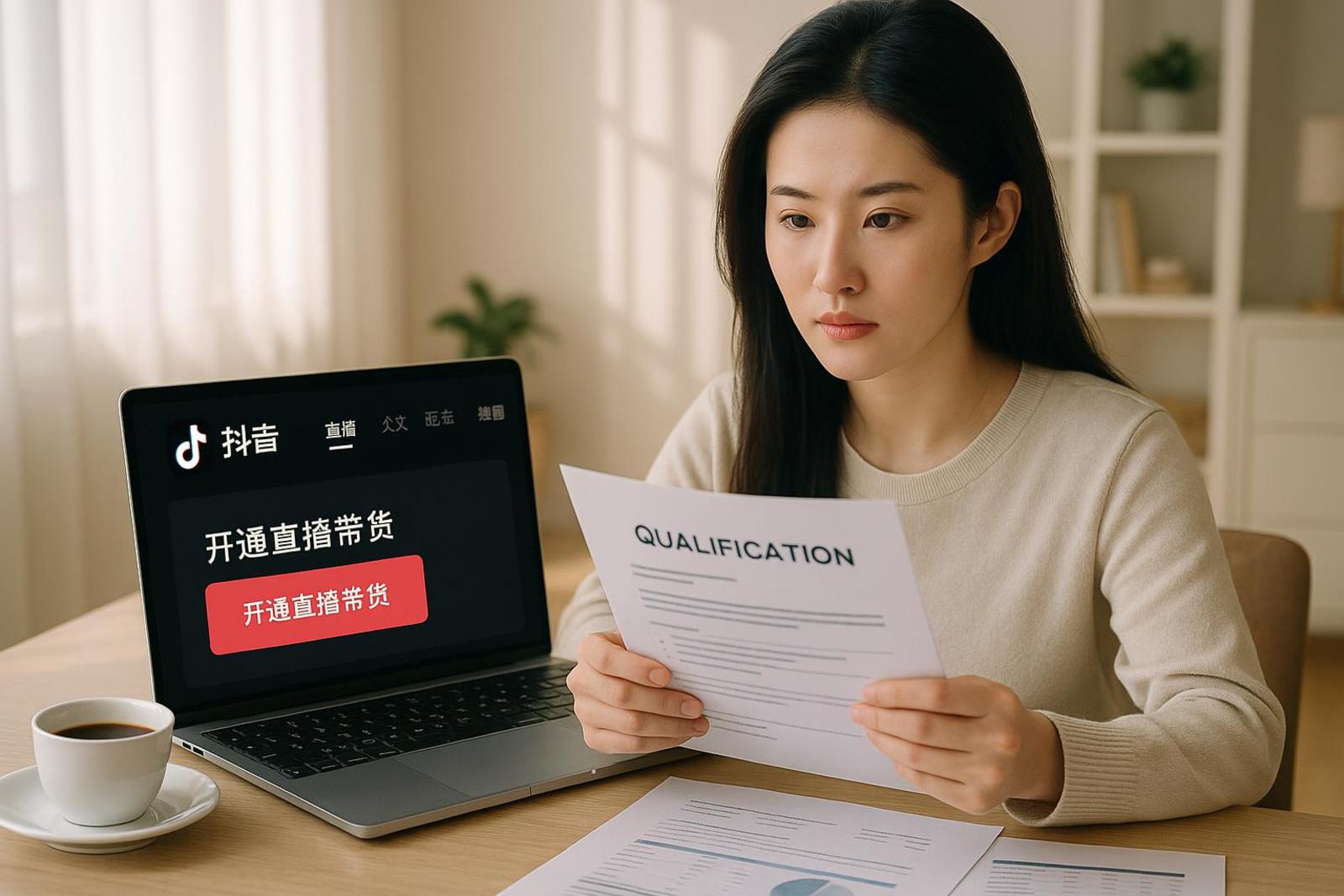 抖音直播卖货需要什么账号资质?