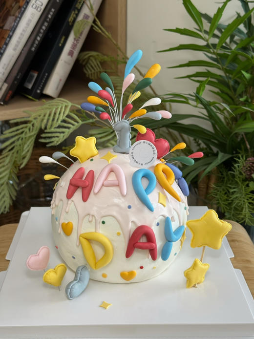 烟花蛋糕，全部装饰可食用，提前48小时以上预定 商品图1