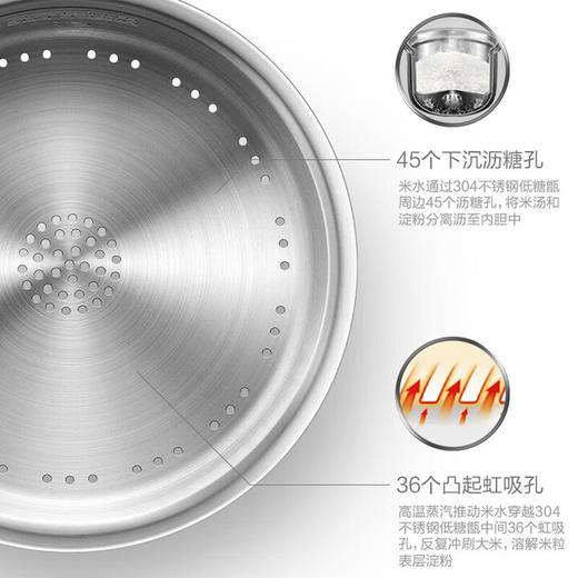 苏泊尔（SUPOR）电压力锅(510695)1.8-2.3升小容量迷你电压力锅智能迷你1-3高压锅煮饭煲汤 SF20FC2125【配低糖甑】 2L 商品图1