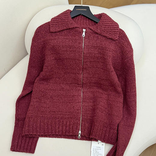 【预售7天】良木礼绵羊毛开衫（D25102839） 商品图0