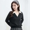 VogoPetite	PoloV领宽松上衣100%山羊绒	BP133F1607 商品缩略图4