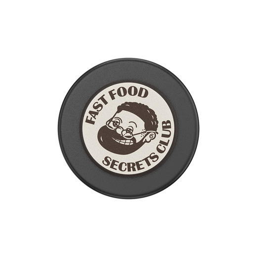 【快餐秘密俱乐部】俱乐部主理人·MagSafe圆啪嗒 泡泡骚 x Jordan Howlett MAGSAFE磁吸手机气囊支架 Round圆啪嗒系列 黑色 商品图2