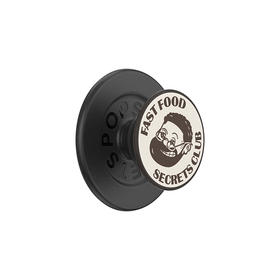 【快餐秘密俱乐部】俱乐部主理人·MagSafe圆啪嗒 泡泡骚 x Jordan Howlett MAGSAFE磁吸手机气囊支架 Round圆啪嗒系列 黑色