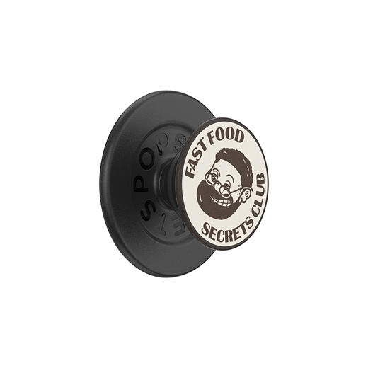 【快餐秘密俱乐部】俱乐部主理人·MagSafe圆啪嗒 泡泡骚 x Jordan Howlett MAGSAFE磁吸手机气囊支架 Round圆啪嗒系列 黑色 商品图0