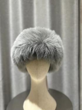 Yves Salomon - HEADBAND FOX - VANCOUVER - 配件 - 头带 - 浅蓝灰