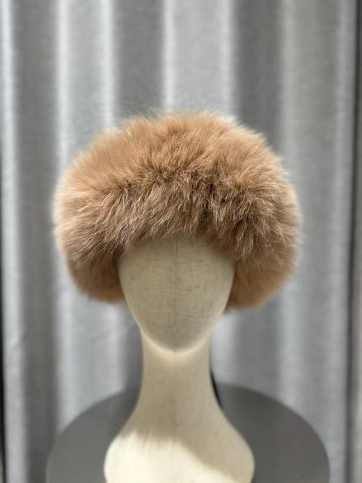 Yves Salomon - HEADBAND FOX - MADELEINE - 配件 - 头带 - 玛德琳棕 商品图0