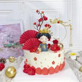 【母后大人2】叮当CAKE祝寿蛋糕-鲜果奶油蛋糕