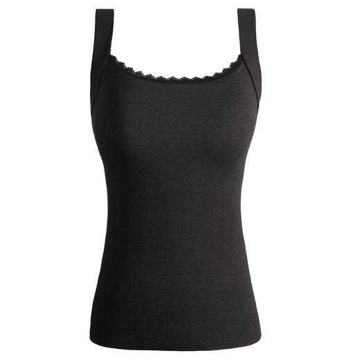 【秋冬好物】RAU羊毛蕾丝3D保暖背心【u型带胸垫】【福利品】 商品图3