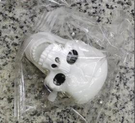 万圣-白色骷髅头