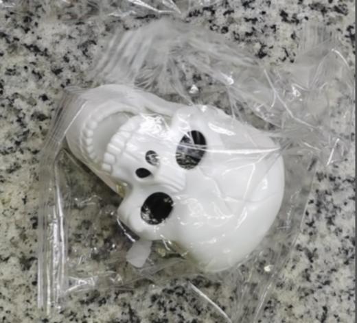 万圣-白色骷髅头 商品图0