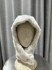Yves Salomon - HOOD MINK AND LEATHER - PAVLOVA - 配件 - 兜帽 - 奶油色 商品缩略图0