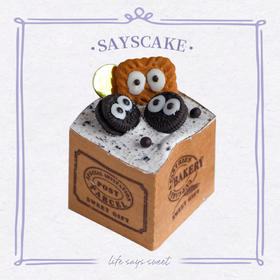 奥利奥呆呆眼杯子蛋糕