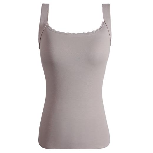 【秋冬好物】RAU羊毛蕾丝3D保暖背心【u型带胸垫】【福利品】 商品图2