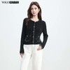 VogoPetite	小香风手工钩边开衫100%山羊绒	BP133F1509 商品缩略图1