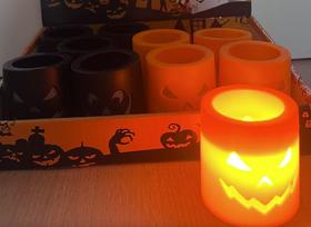 万圣-鬼脸蜡烛（混款）