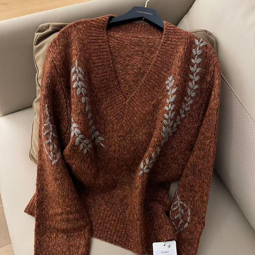 【特价不退换】【预售7天】良木礼丝羊绒上衣（D25102821F） 商品图0