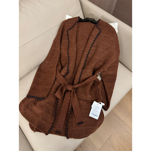 【预售7天】良木礼山羊绒外套（腰带）（D25102336F） 商品图1