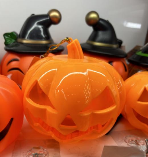 万圣-大号开口笑南瓜手提灯 商品图0